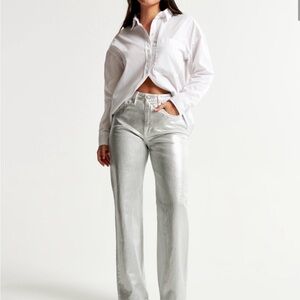 Abercrombie & Fitch Silver Flare Jeans